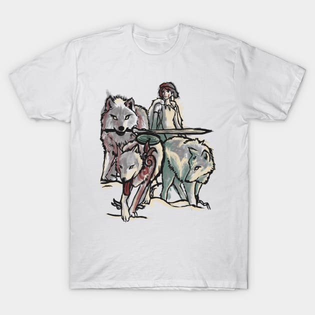 Hunting With the Pack T-Shirt by njonestees